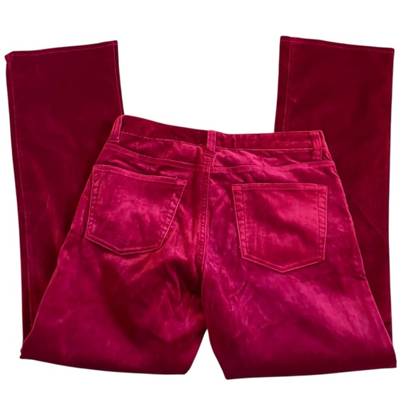 Gap Red Velvet Boot Cut Stretch Jeans, 8R - Picture 6 of 9